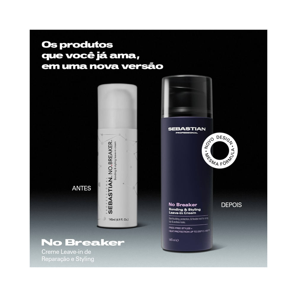 Frasco do Creme Leave-In Sebastian No Breaker 145ml